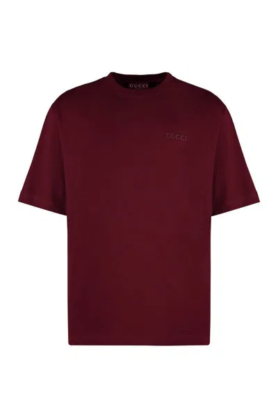 GUCCI GUCCI COTTON CREW-NECK T-SHIRT