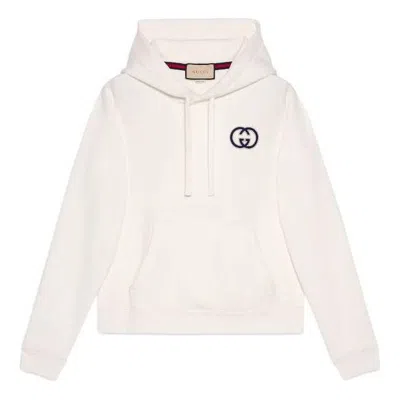 GUCCI Gucci Cotton Jersey Hooded Sweatshirt 'Off White'