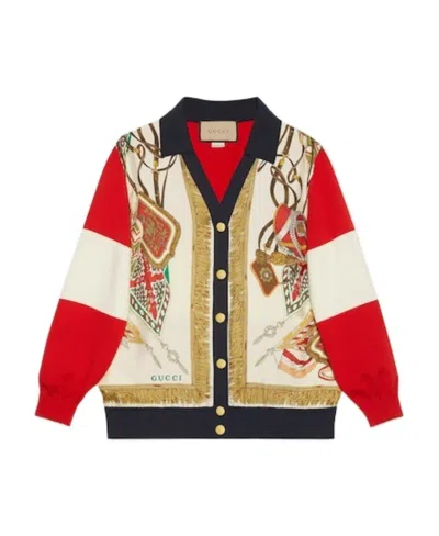 GUCCI GUCCI EXTRA FINE KNIT CARDIGAN