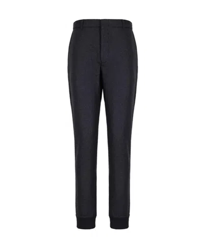 GUCCI DARK GREY LOGO CASUAL PANTS