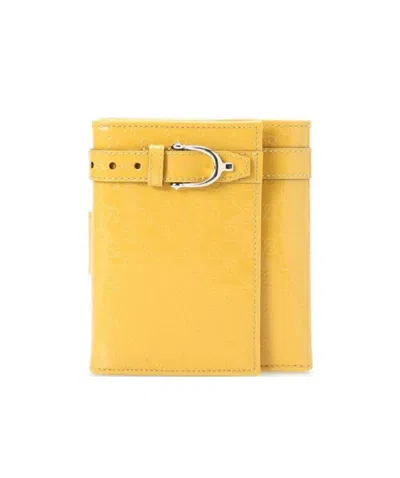 GUCCI DOUBLE FOLDED EMBOSSED PURSE