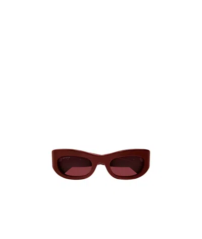 GUCCI GUCCI EYEWEAR CAT-EYE FRAME SUNGLASSES