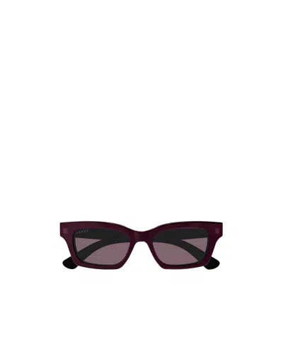 GUCCI GUCCI EYEWEAR CAT-EYE FRAME SUNGLASSES