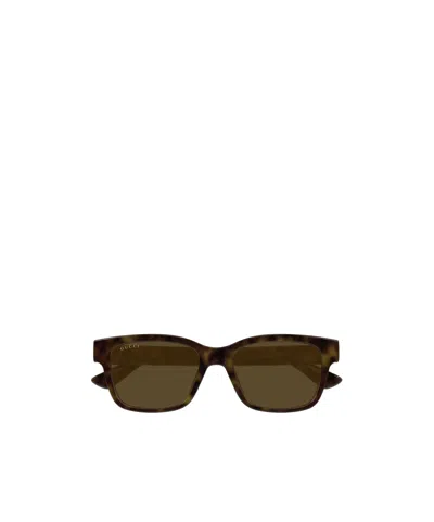 GUCCI GUCCI EYEWEAR SQUARE FRAME SUNGLASSES