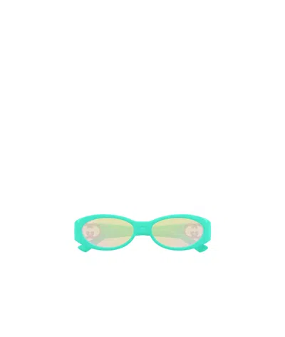 GUCCI GUCCI EYEWEAR OVAL FRAME SUNGLASSES