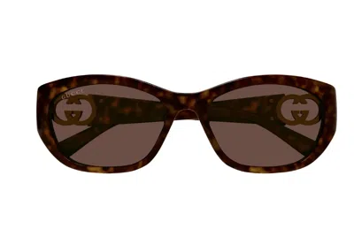 GUCCI GEOMETRIC SUNGLASSES