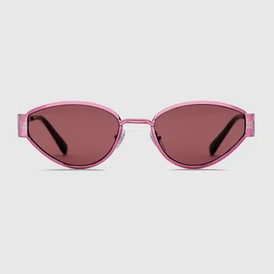 GUCCI GUCCI GEOMETRICAL FRAME SUNGLASSES