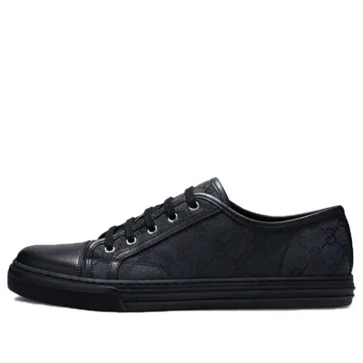 GUCCI Gucci GG Canvas Low 'Black'