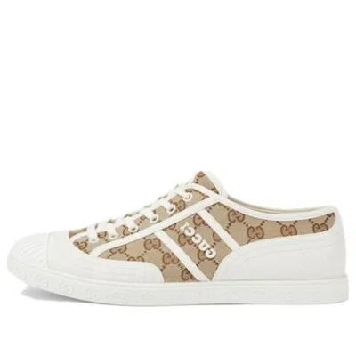 GUCCI Gucci GG Canvas Trainer 'Beige Ebony'