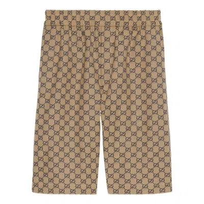 GUCCI Gucci GG Cotton Shorts 'Beige Blue'