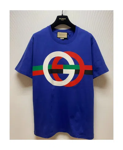 GUCCI GUCCI ROUND GG PRINTED T-SHIRT
