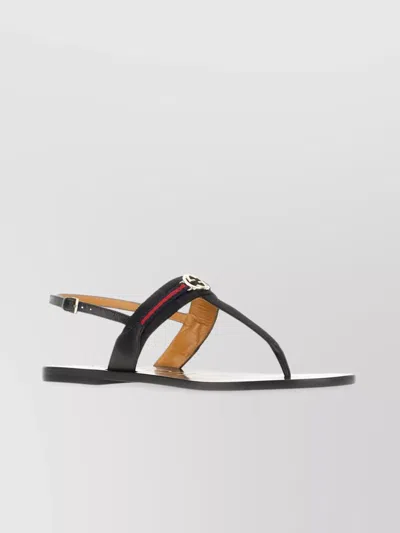 GUCCI GG FABRIC THONG SANDALS
