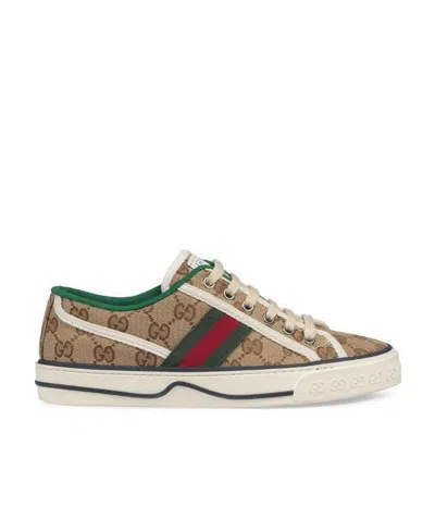 GUCCI GUCCI GG TENNIS 1977 LOW-UP SNEAKERS