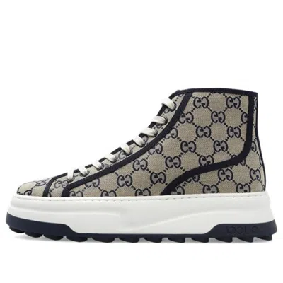 GUCCI Gucci GG High Top Sneaker 'Beige Blue'