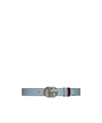 GUCCI DOUBLE G REVERSIBLE LEATHER BELT