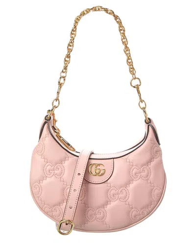 GUCCI GUCCI GG MATELASSE MINI LEATHER HOBO BAG