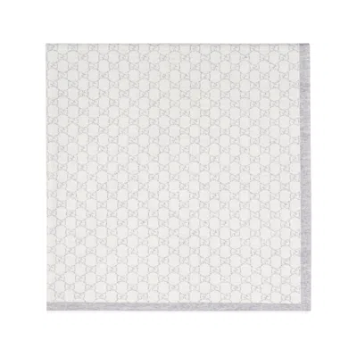 GUCCI DECKE AUS WOLLE MIT GG MUSTER