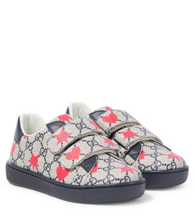 GUCCI GG PRINTED SNEAKERS