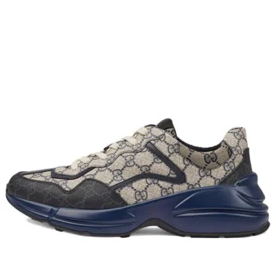 GUCCI Gucci GG Rhyton 'Beige Blue Monogram'