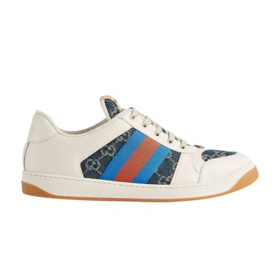 GUCCI GUCCI GG SCREENER 'GG CANVAS - DENIM IVORY'
