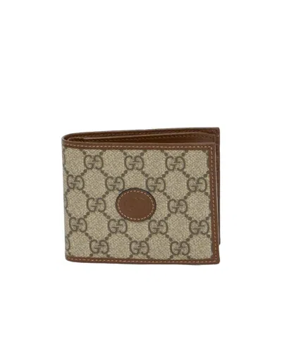 GUCCI GG SUPREME-CANVAS BI-FOLD WALLET