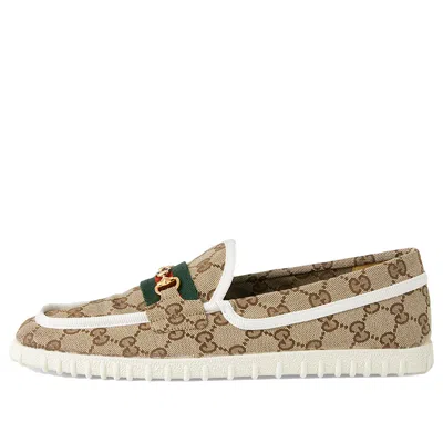 GUCCI Gucci GG Supreme Driving Shoes 'Neutrals'