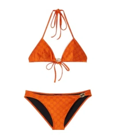 GUCCI GG SUPREME-PRINT BIKINI SET