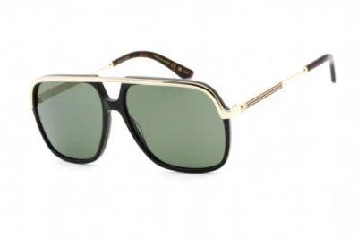 GUCCI GUCCI GG0200S-001-57 SUNGLASSES SIZE 57MM 145MM 14MM GOLD UNISEX