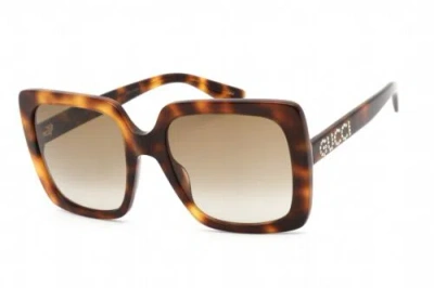 GUCCI GUCCI GG0418S-003-54 SUNGLASSES SIZE 54MM 140MM 20MM HAVANA WOMEN