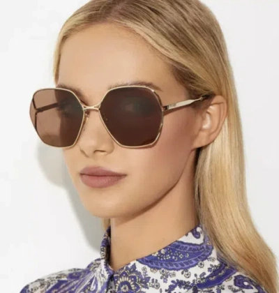GUCCI GUCCI GG0818SA - 002 BROWN SUNGLASSES