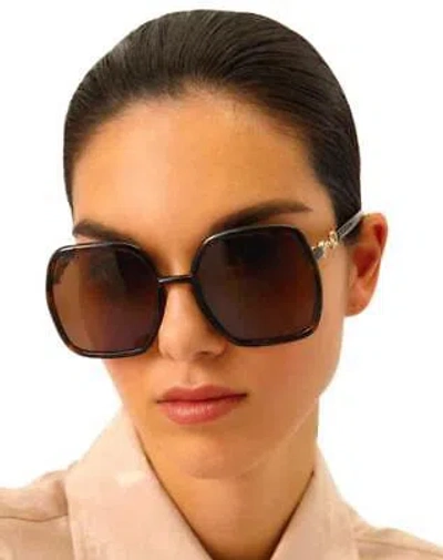 GUCCI GUCCI GG0890S-002 HAVANA HAVANA BROWN SUNGLASSES