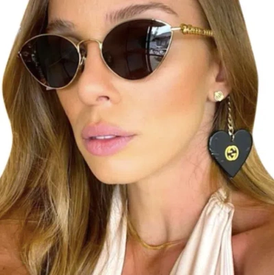 GUCCI GUCCI GG0977S-002-57 GOLD SUNGLASSES