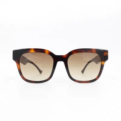 GUCCI GUCCI GG0998 SQUARE SUNGLASSES BROWN OS
