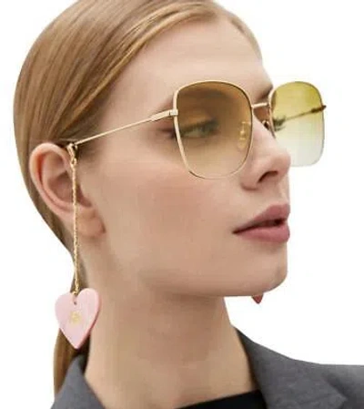 GUCCI GUCCI GG1030SK-004-60 SHINY GOLD SUNGLASSES