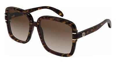 GUCCI GUCCI GG1066S-002-59 HAVANA HAVANA BROWN