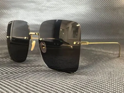 GUCCI GUCCI GG1147S 001 GOLD SQUARE 62 MM WOMEN'S SUNGLASSES