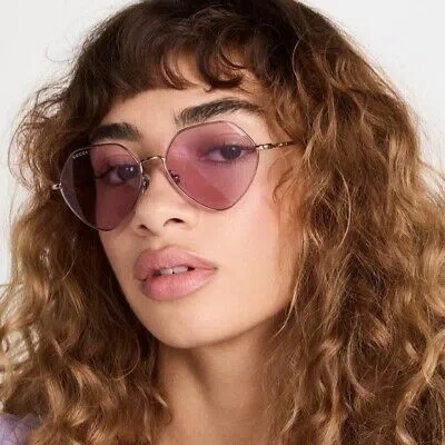 GUCCI GUCCI GG1182S-004 GOLD GOLD PINK/ SUNGLASSES