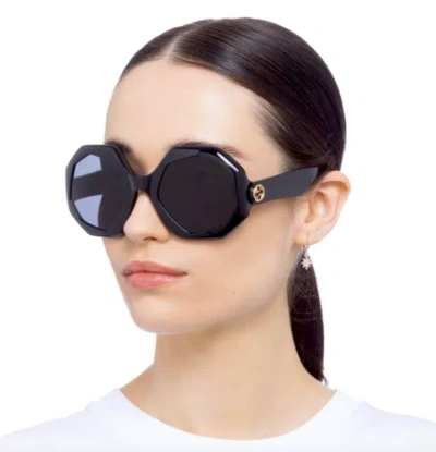 GUCCI GUCCI GG1242S-001-57 BLACK SUNGLASSES