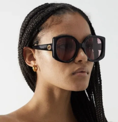 GUCCI GUCCI GG1257SA-003 HAVANA HAVANA RED SUNGLASSES