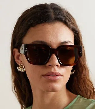 GUCCI GUCCI GG1261S-002 HAVANA HAVANA BROWN SUNGLASSES