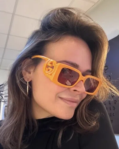 GUCCI GUCCI GG1325S-008 ORANGE SUNGLASSES