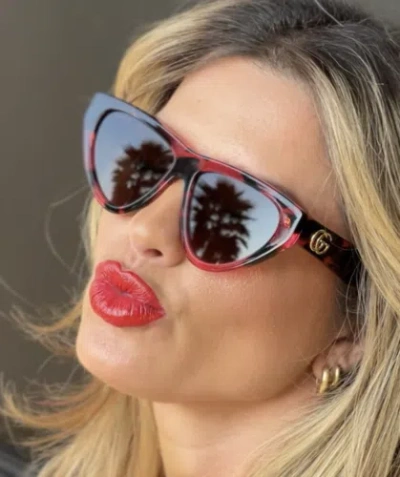 GUCCI GUCCI GG1333S-003 HAVANA HAVANA BROWN SUNGLASSES