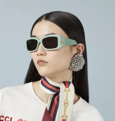 GUCCI GUCCI GG1403S-004 GREEN SUNGLASSES
