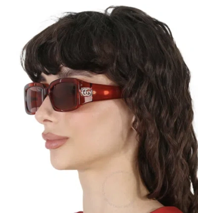 GUCCI GUCCI GG1403SK - 003 BURGUNDY SUNGLASSES