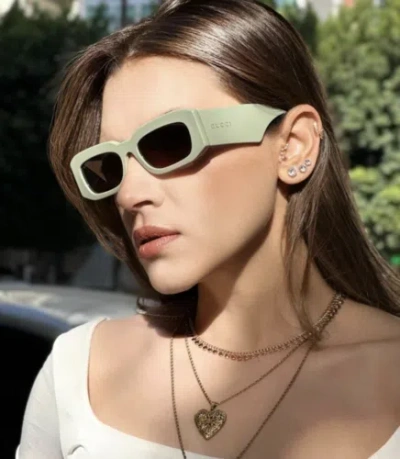 GUCCI GUCCI GG1426S-004 GREEN SUNGLASSES