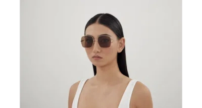 GUCCI GUCCI GG1434S-004 GOLD SUNGLASSES