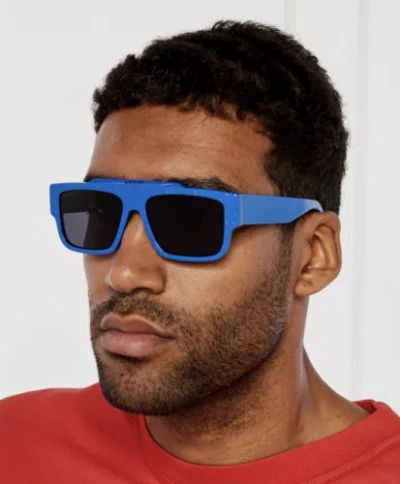 GUCCI GUCCI GG1460S - 008 MONOGRAM PRINT BLUE SUNGLASSES