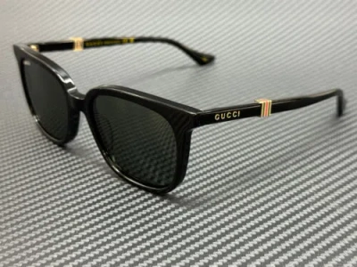 GUCCI GUCCI GG1493S 001 BLACK GREY MEN'S 54 MM LARGE SUNGLASSES