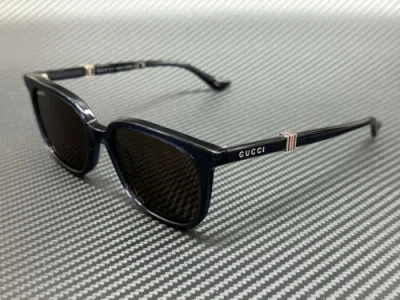 GUCCI GUCCI GG1493S 004 BLUE BROWN MEN'S LARGE 54 MM SUNGLASSES