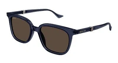 GUCCI GUCCI GG1493S-004 BLUE SUNGLASSES